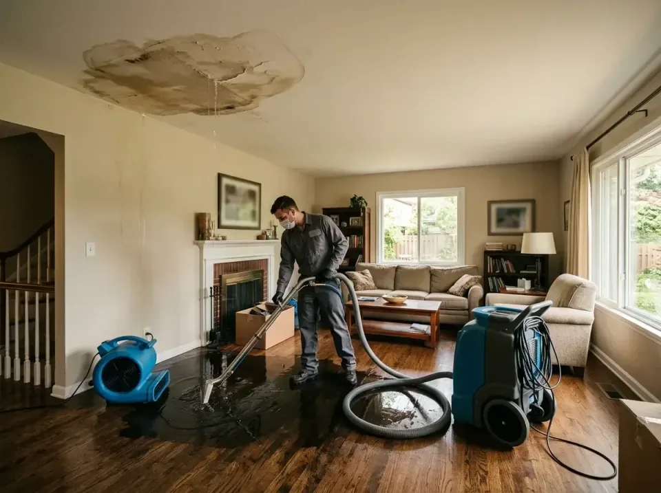 attic-pipe-burst-ceiling-drip-008 — frequently asked questions, Water Damage Restoration & Carpet Care in Huber Heights, OH